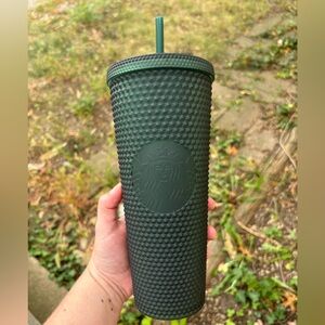 Dark Green Starbucks Tumbler